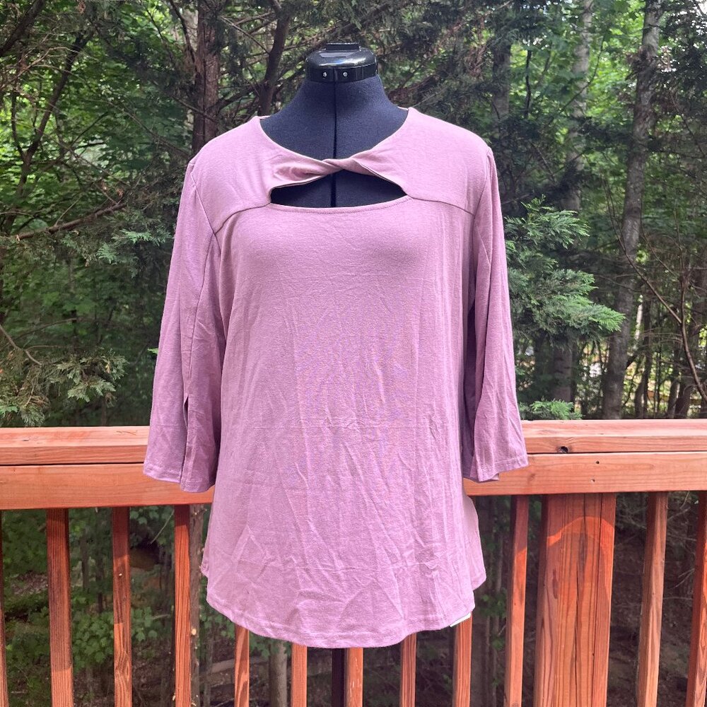 Luyaa Mauve Window Top